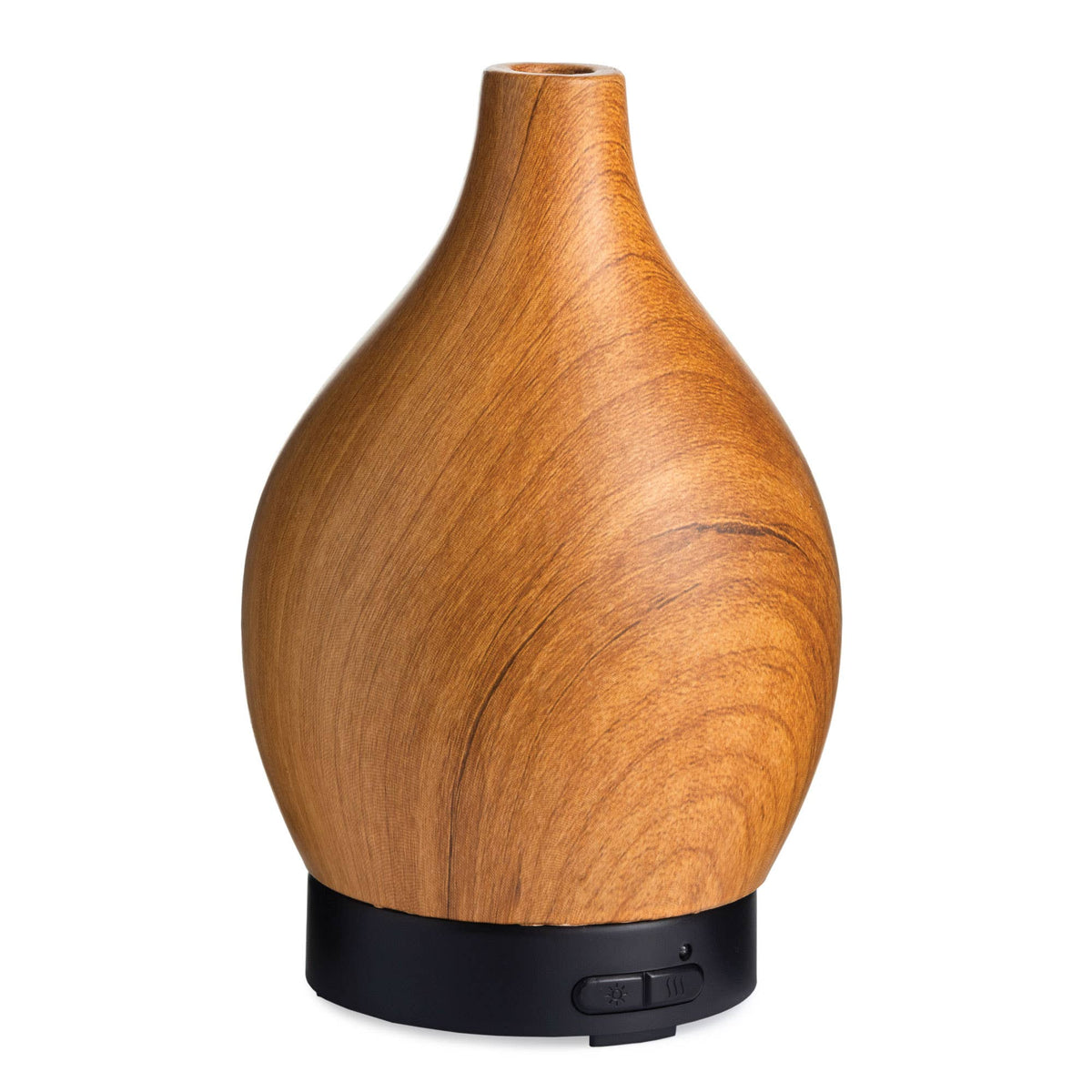 100 ml Ultrasonic Essential Oil Diffuser - Woodgrain Vase