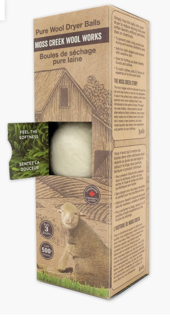 100% PURE WOOL DRYER BALLS