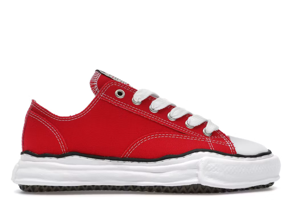 Maison Mihara Yasuhiro Peterson OG Sole Canvas Low Red