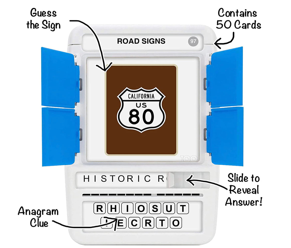 100 PICS Road Signs Travel Game