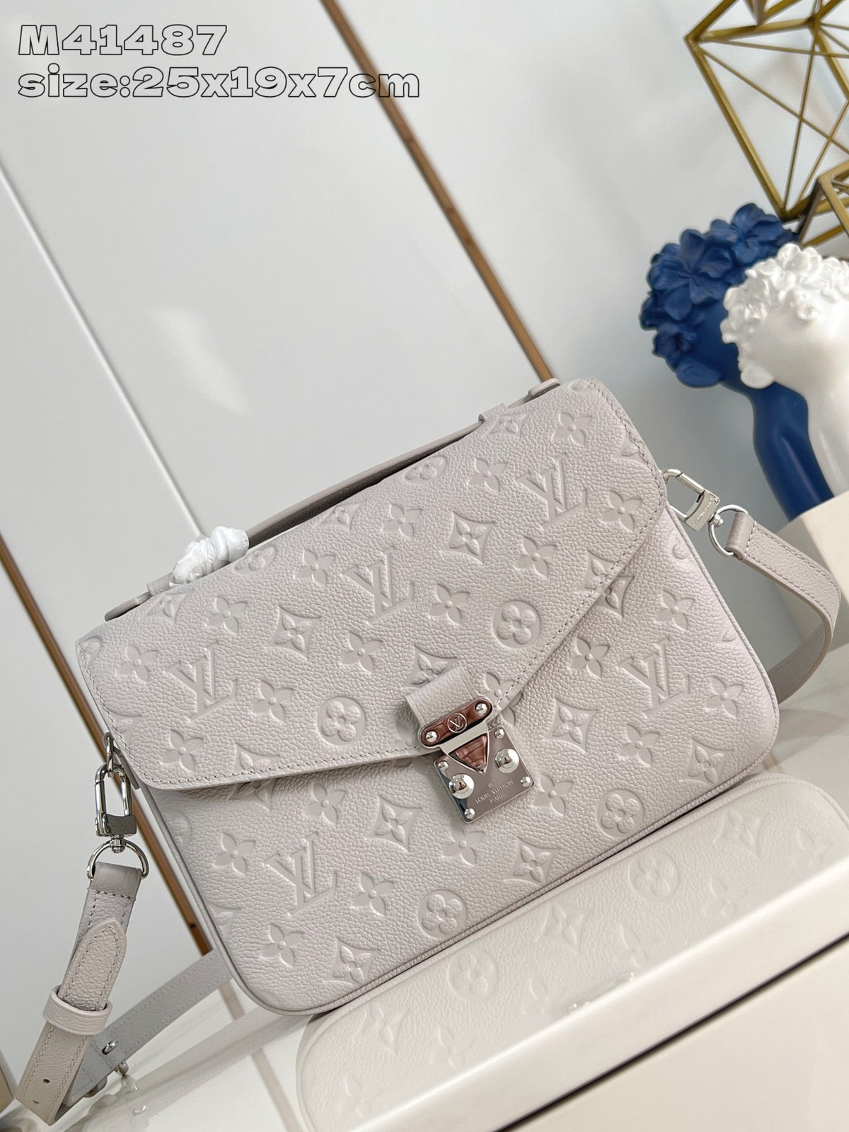 Louis Vuitton Monogram Empreinte Pochette Métis Cognac Bags
